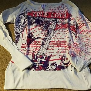 Pepe brand True Love never dies long slv shirt